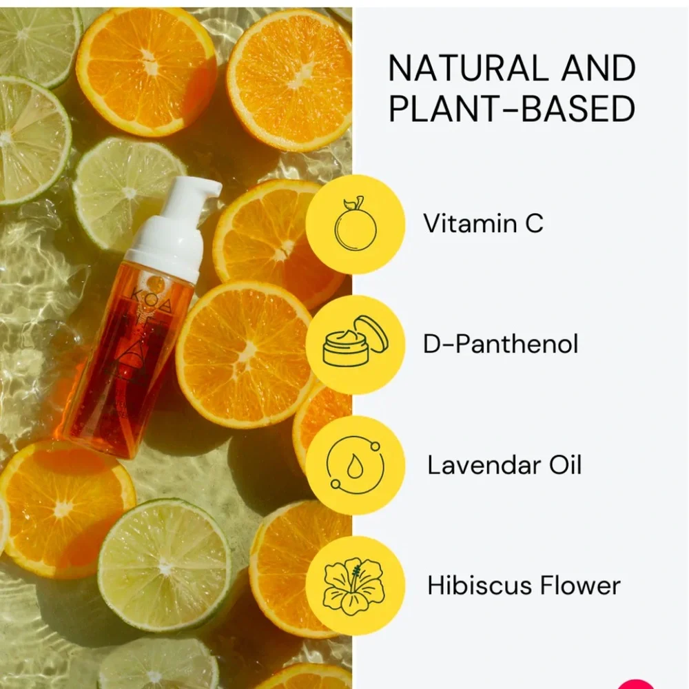 NIB KOA LIFE vitamin c brightening cleanser